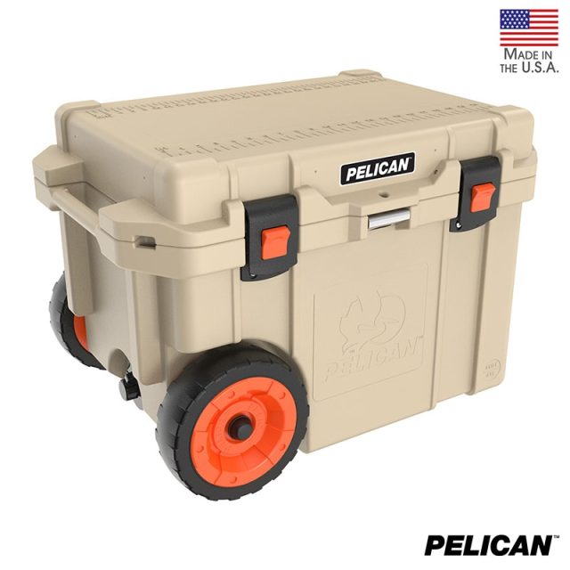 Pelican 45qt Elite Wheeled Cooler Khaki 3