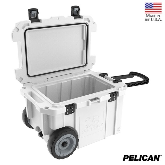 Pelican 45qt Elite Wheeled Cooler White 4